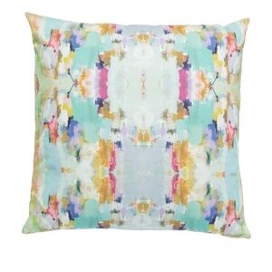 Laura Park Multicolor Abstract Design Pillow
